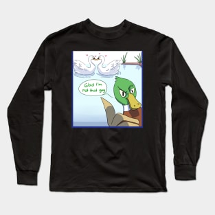 Funny Duck Says What? Long Sleeve T-Shirt